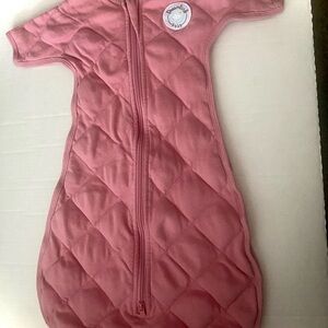 Dreamland Baby-Pink Quilted Kids Pajamas/weighted Sleep Sack 3-6 months size S.